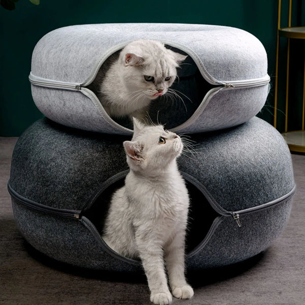 Maison Tunnel Douillet pour Chats